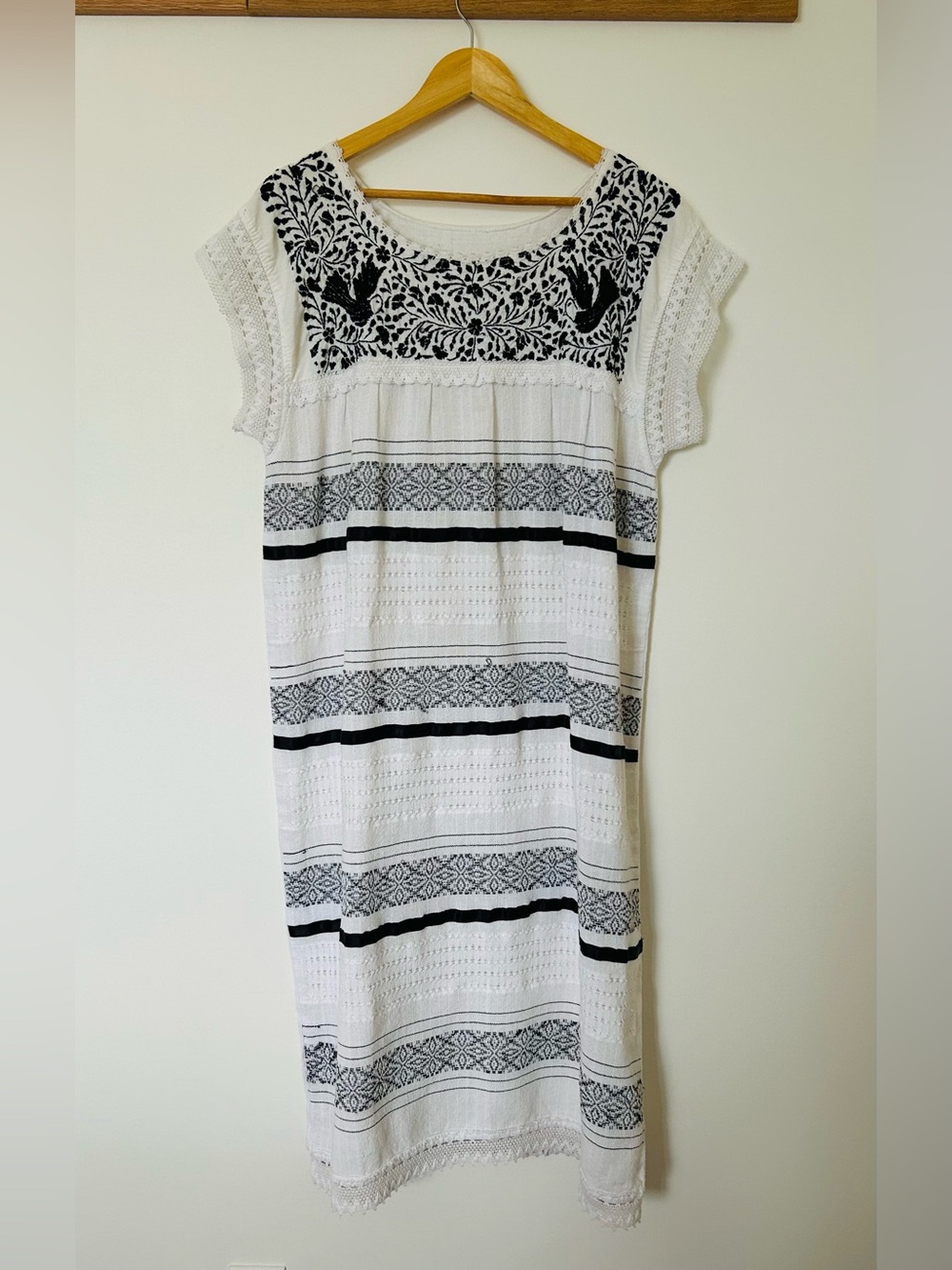 Cotton embroidered summer dress